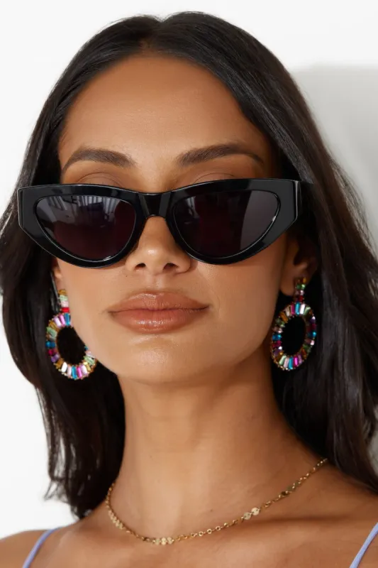 BANBE The Goulart Sunglasses Black Jet sold by Hello Molly