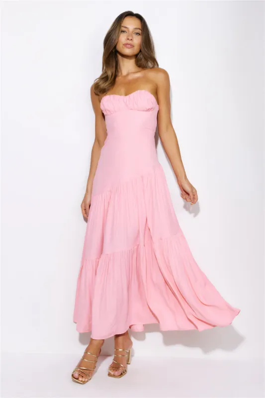 Summer In Love Maxi Dress Pink sold by Hello Molly