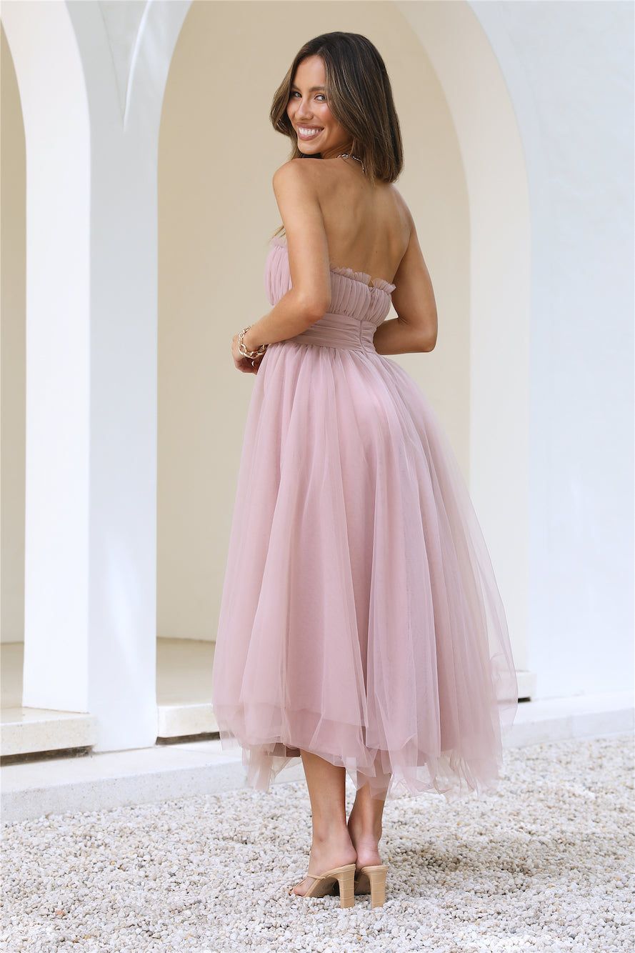 VIP Mood Midi Dress Pink sold by Hello Molly product image thumbnail 4