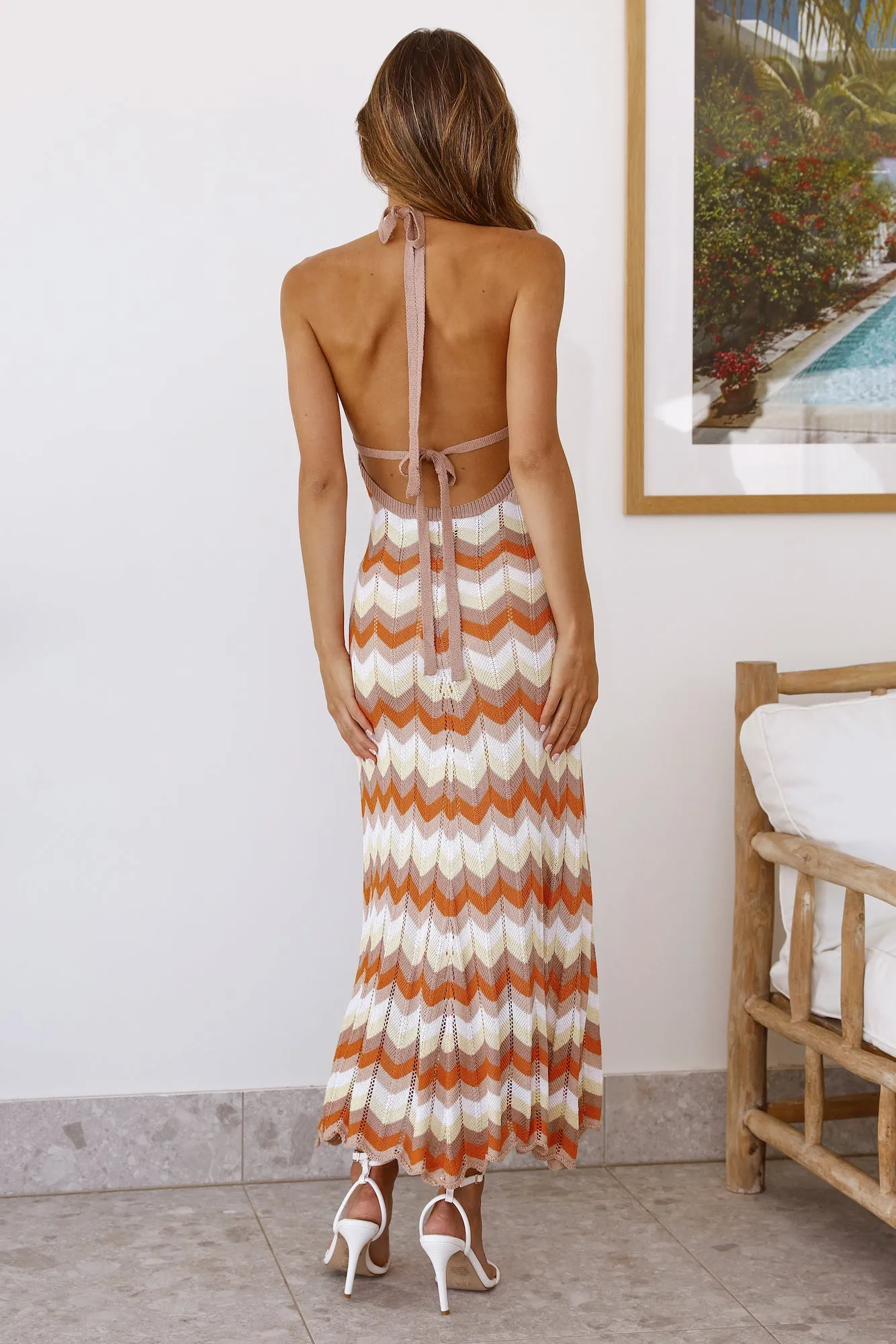 Stylin And Wildin Maxi Dress Orange sold by Hello Molly product image thumbnail 3