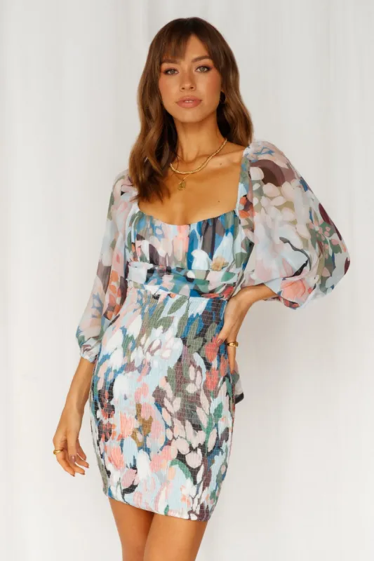 Colourful And Calm Dress Blue sold by Hello Molly