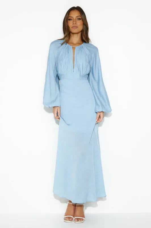 Daydream Retreat Midi Dress Blue sold by Hello Molly