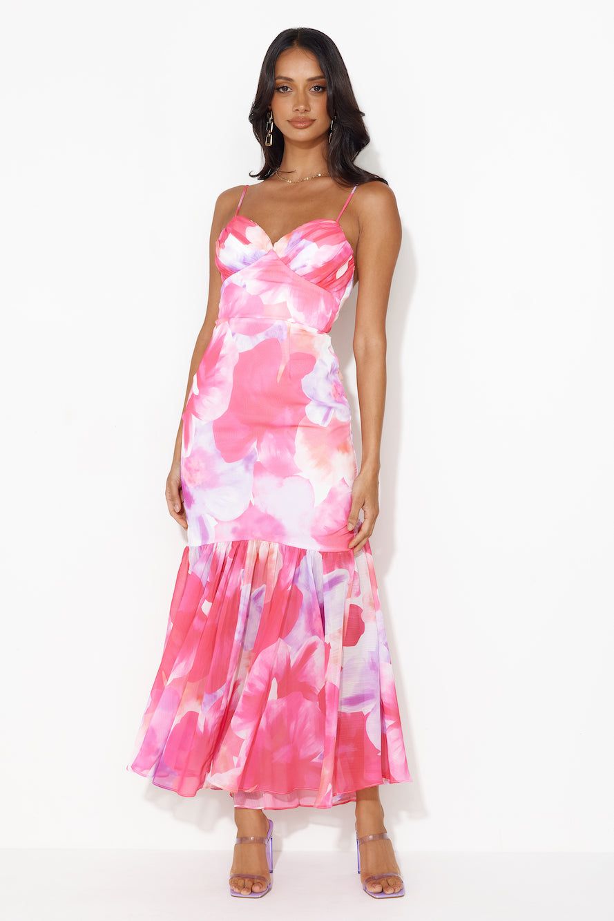 Gorgeous Event Maxi Dress Pink sold by Hello Molly