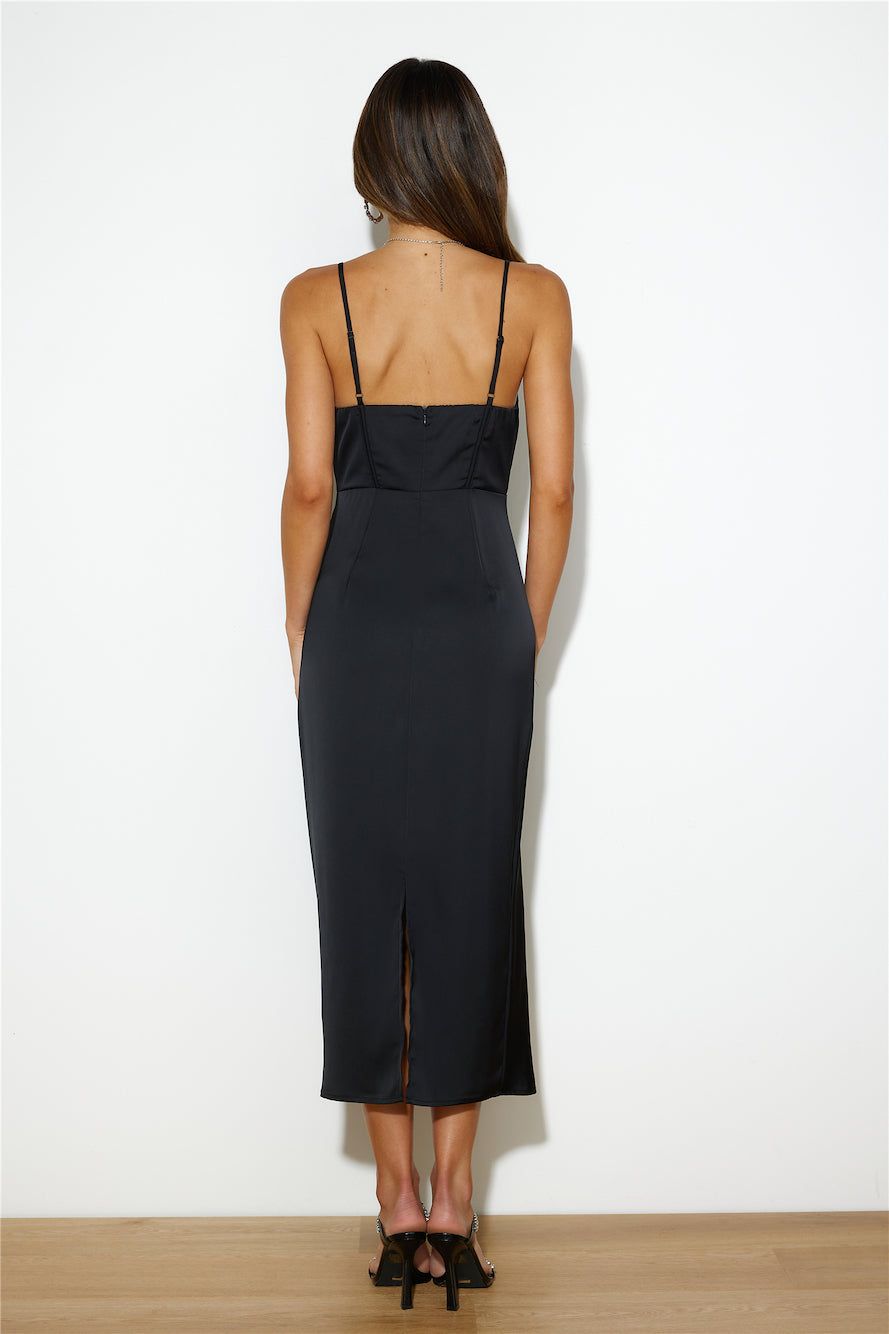 Ruled Over You Midi Dress Black sold by Hello Molly product image thumbnail 5