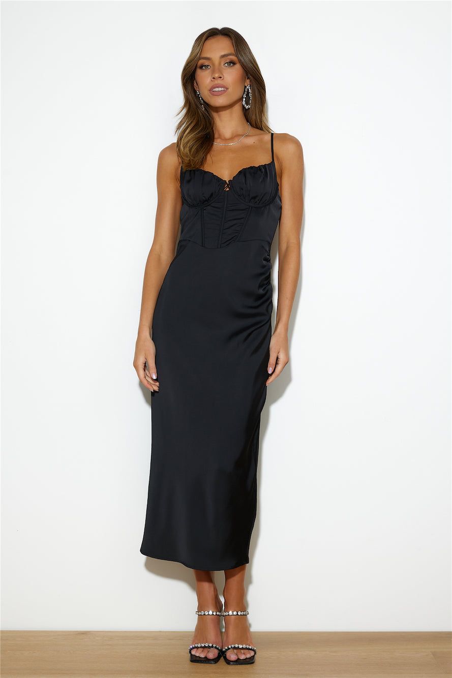 Ruled Over You Midi Dress Black sold by Hello Molly product image thumbnail 2