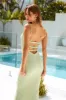 Focus On You Maxi Dress Sage sold by Hello Molly