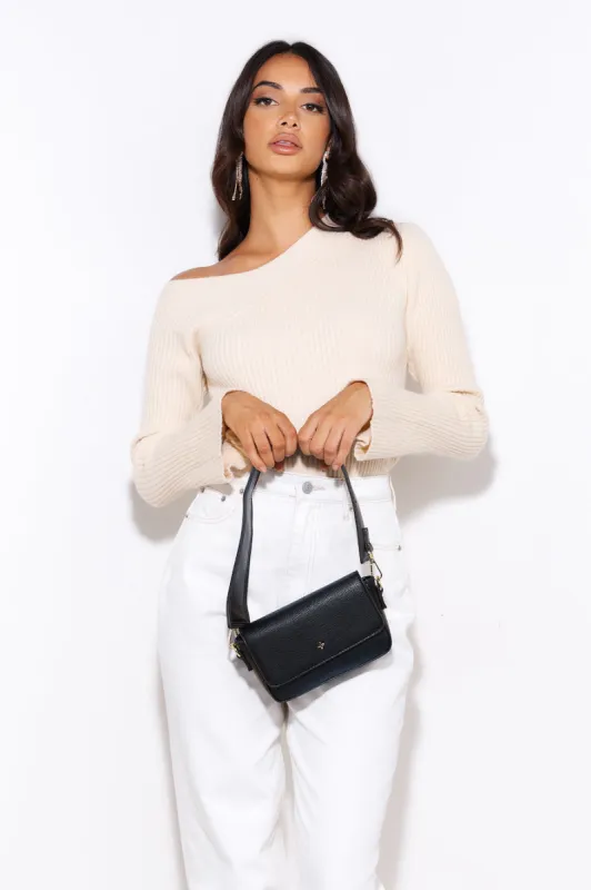 PETA + JAIN Stella Bag Black Pebble Gold sold by Hello Molly