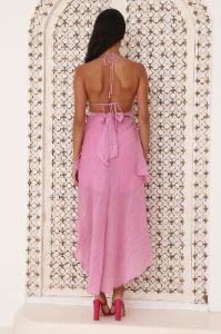 Season To Bloom Maxi Dress Pink sold by Hello Molly