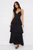 Fashionably Ever After Maxi Dress Black sold by Hello Molly