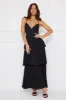 Fashionably Ever After Maxi Dress Black sold by Hello Molly