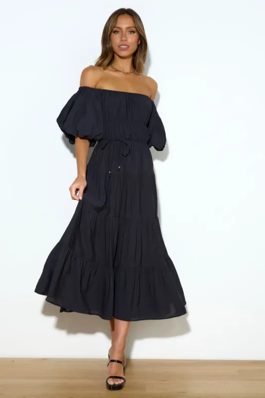Dessert Run Maxi Dress Black sold by Hello Molly