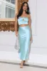 Cool Spritz Midi Skirt Blue sold by Hello Molly