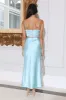 Cool Spritz Midi Skirt Blue sold by Hello Molly