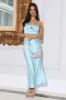 Cool Spritz Midi Skirt Blue sold by Hello Molly