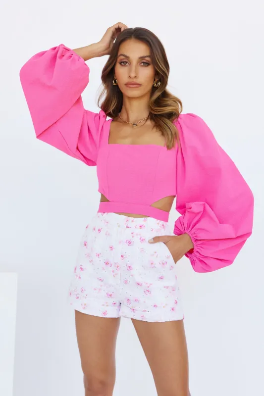 Strawberry Smiles Crop Pink sold by Hello Molly