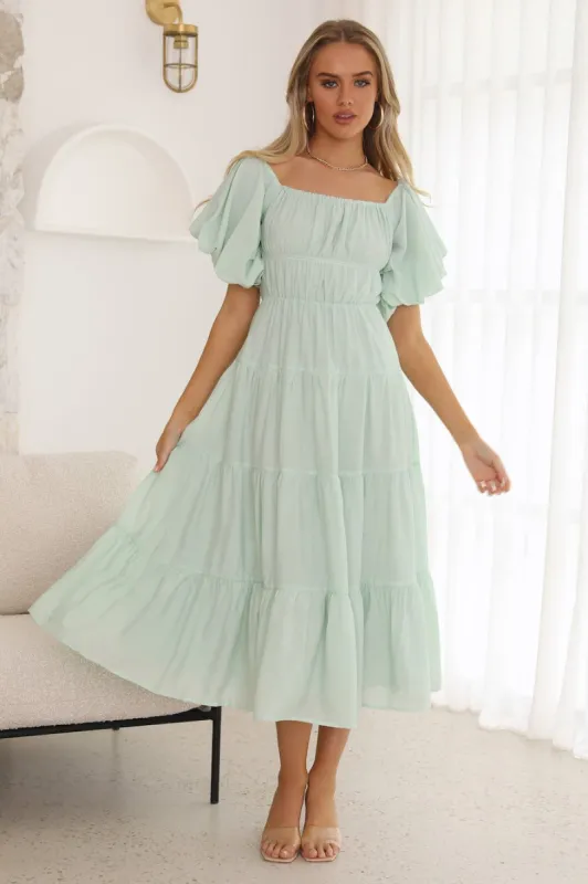 Dessert Run Maxi Dress Mint sold by Hello Molly