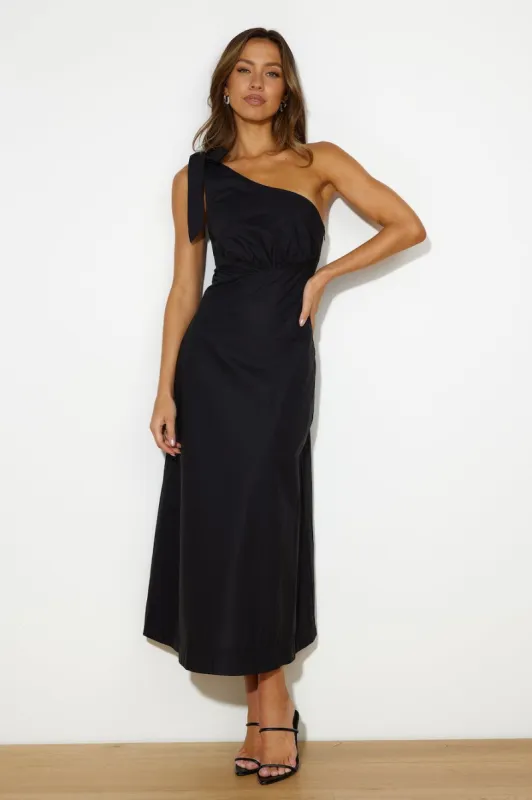 Be Your Date Midi Dress Black sold by Hello Molly