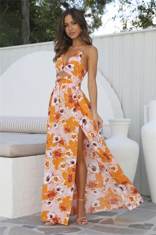 HELLO MOLLY Evergreen Heights Maxi Dress Multi sold by Hello Molly