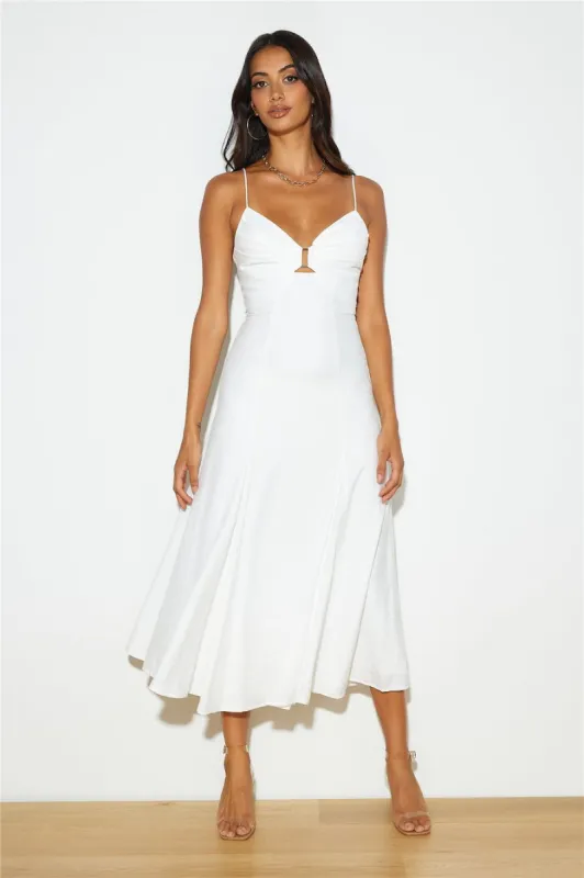 Unspoken Desire Maxi Dress White sold by Hello Molly