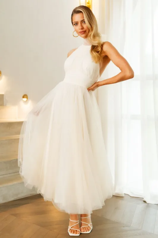 Tangled Up Maxi Dress Ivory sold by Hello Molly