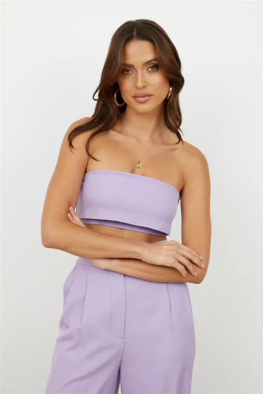 Blind Love Crop Lilac sold by Hello Molly