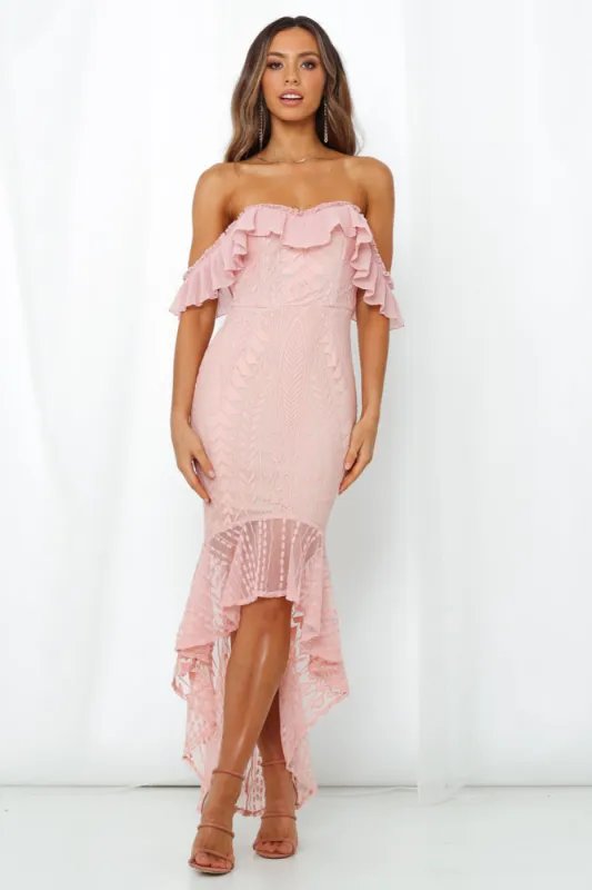 List Goes On Maxi Dress Blush sold by Hello Molly