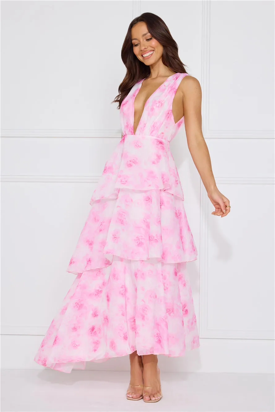 Splendor In The Night Maxi Dress Pink sold by Hello Molly product image thumbnail 3
