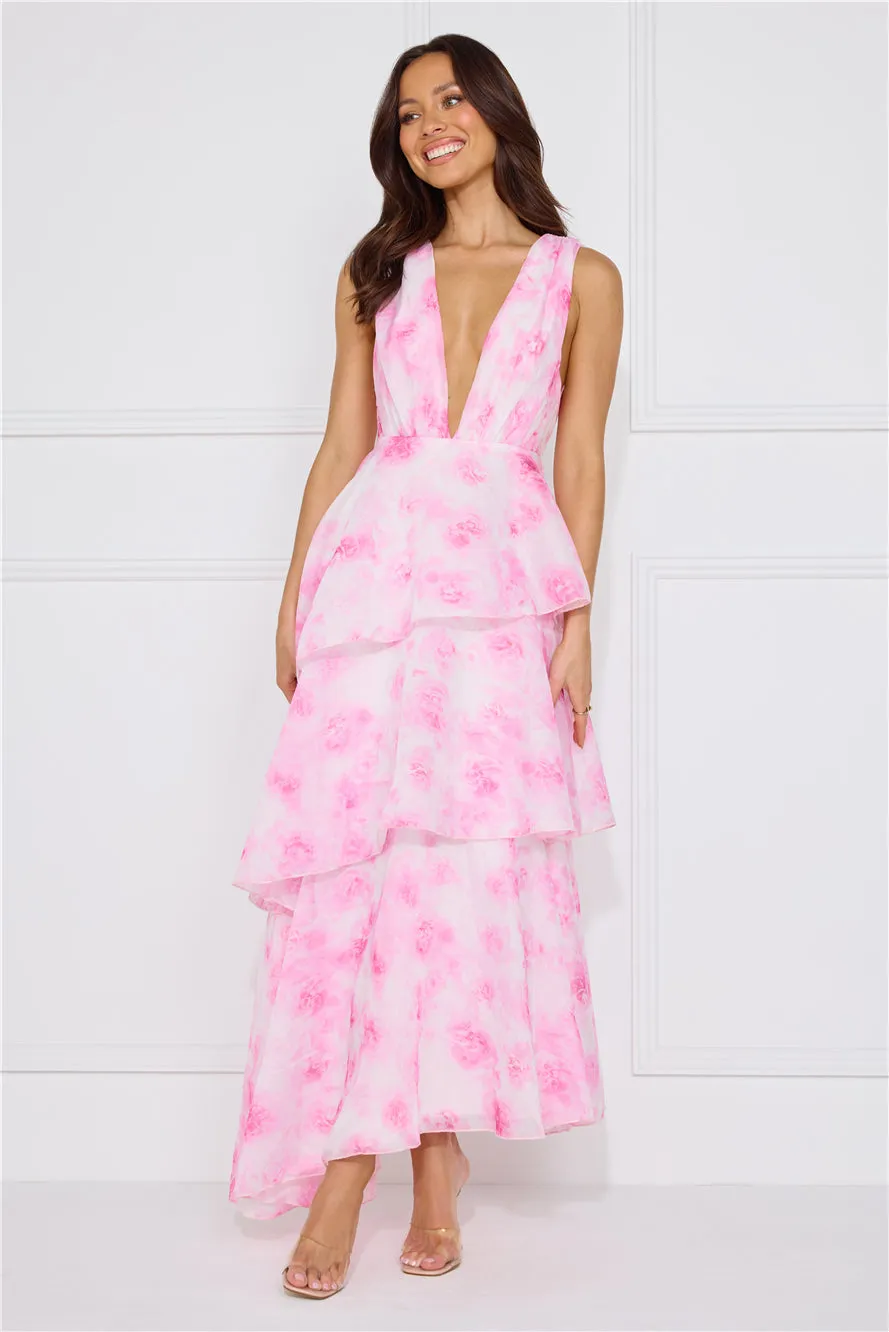 Splendor In The Night Maxi Dress Pink sold by Hello Molly product image thumbnail 5