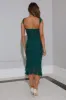 Being Myself Mesh Midi Dress Green sold by Hello Molly