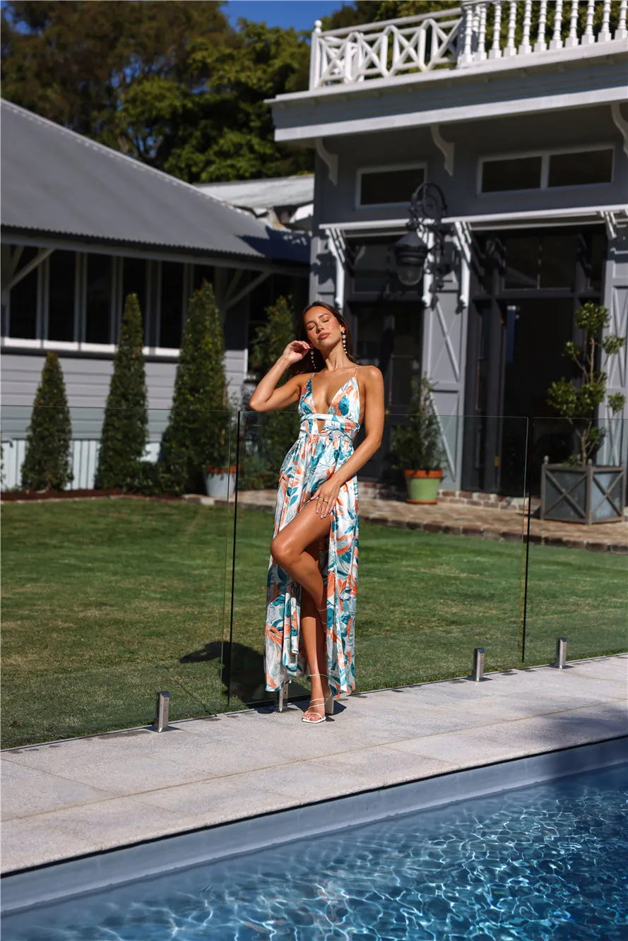 HELLO MOLLY Moment In Bloom Maxi Dress Green sold by Hello Molly product image thumbnail 2