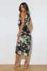 Switch Me Satin Maxi Dress Floral sold by Hello Molly