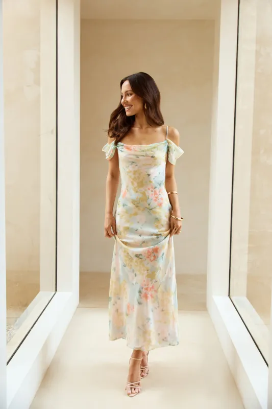 Kiss The Miss Maxi Dress Print sold by Hello Molly