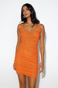 Made For Her Mini Dress Orange sold by Hello Molly