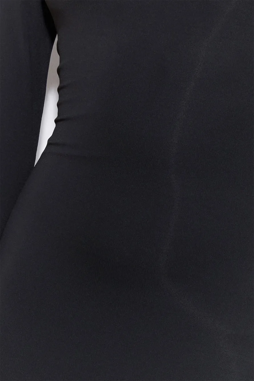 Late But Fashionable Midi Dress Black sold by Hello Molly product image thumbnail 5