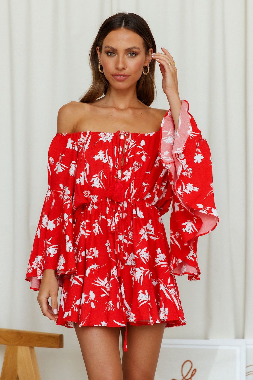 Secret Jewel Romper Red sold by Hello Molly product image thumbnail 5