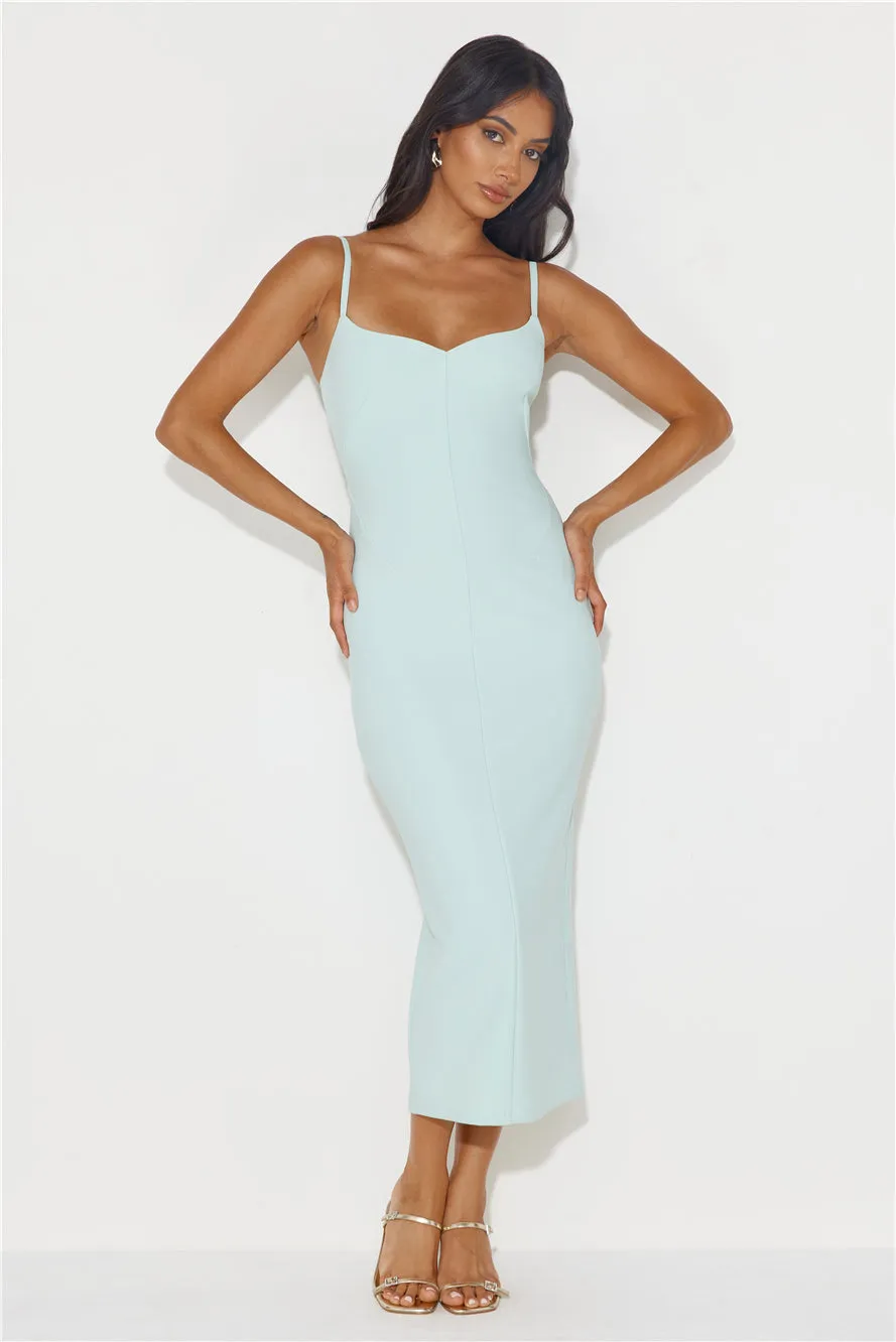 Confident Gal Midi Dress Sage sold by Hello Molly product image thumbnail 2