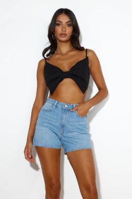 Details Crop Top Black sold by Hello Molly