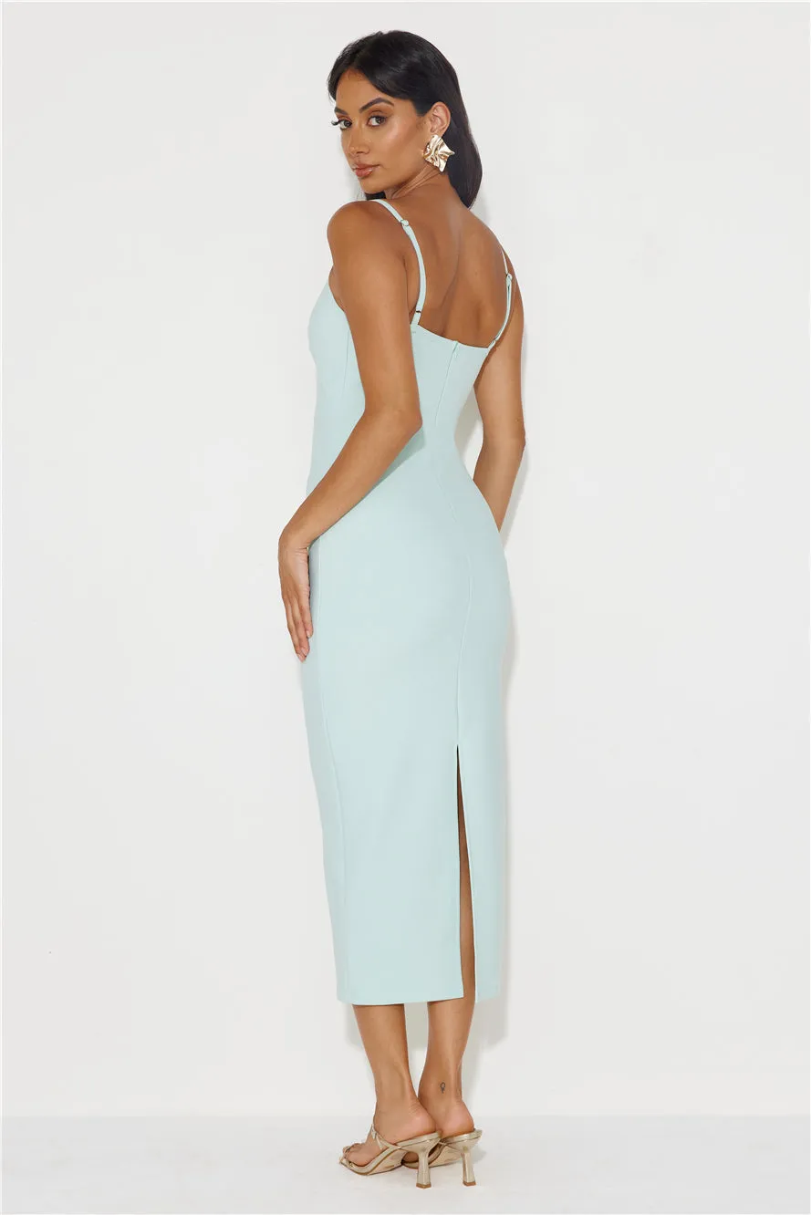 Confident Gal Midi Dress Sage sold by Hello Molly product image thumbnail 3