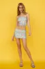 Disco Darling Mini Skirt Green sold by Hello Molly