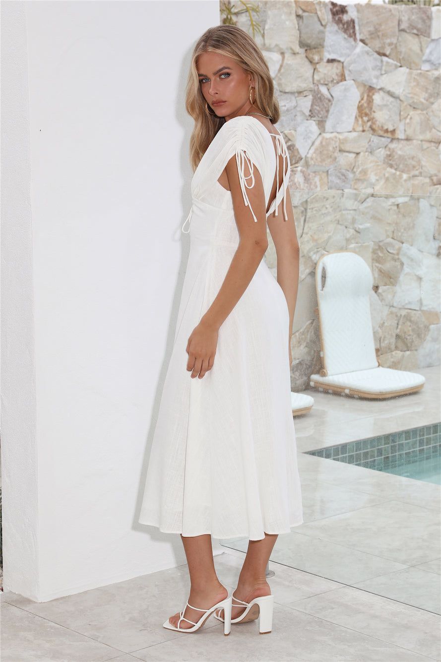 Dreamy Brunch Midi Dress White sold by Hello Molly product image thumbnail 4