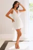 Bring The Bling Mesh Mini Dress Ivory sold by Hello Molly
