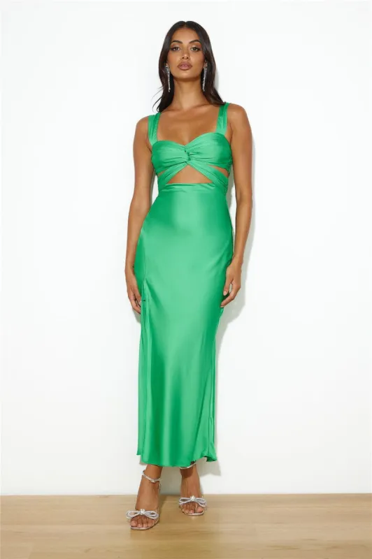 Dreaming Of Her Maxi Dress Green sold by Hello Molly