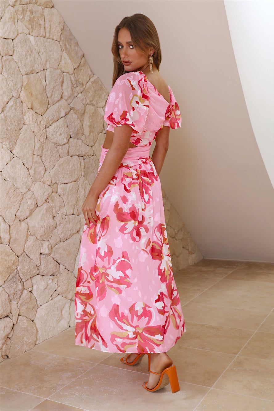 Needing To Be Maxi Dress Pink sold by Hello Molly product image thumbnail 4