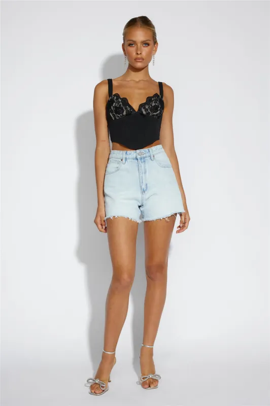 Romantic Lover Crop Top Black sold by Hello Molly