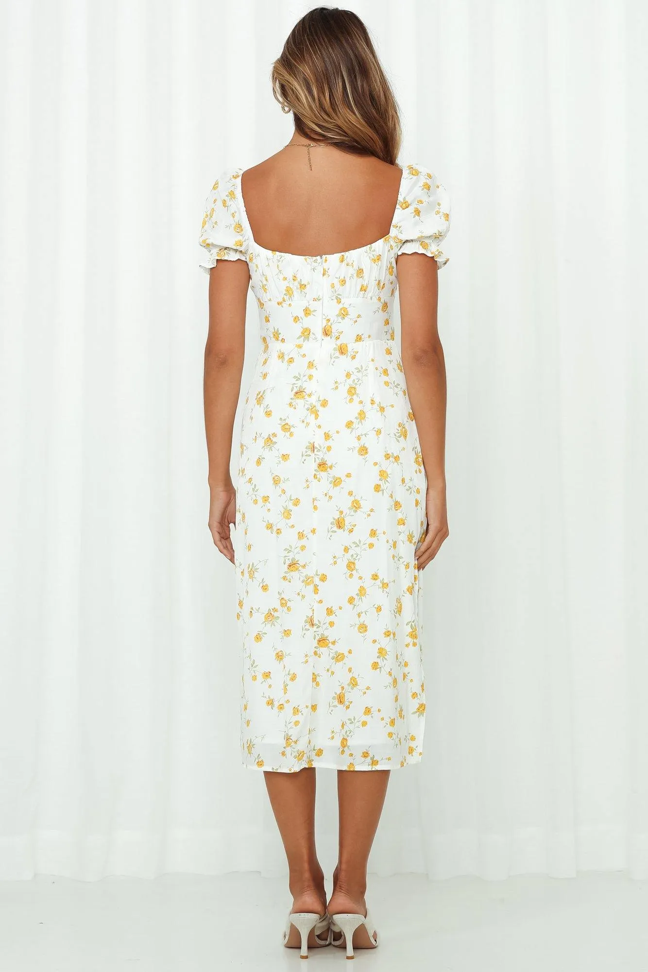 Sun Sand Sea Midi Dress White sold by Hello Molly product image thumbnail 5