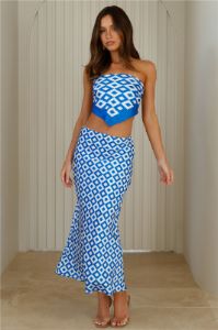 The Silky Co Ord Set Blue sold by Hello Molly