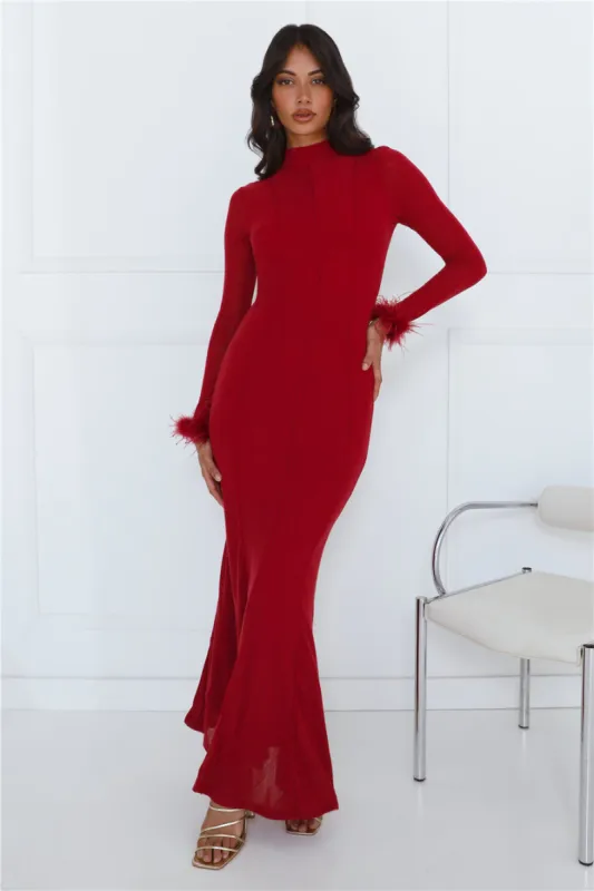 Ramoni Maxi Dress Ruby sold by Hello Molly