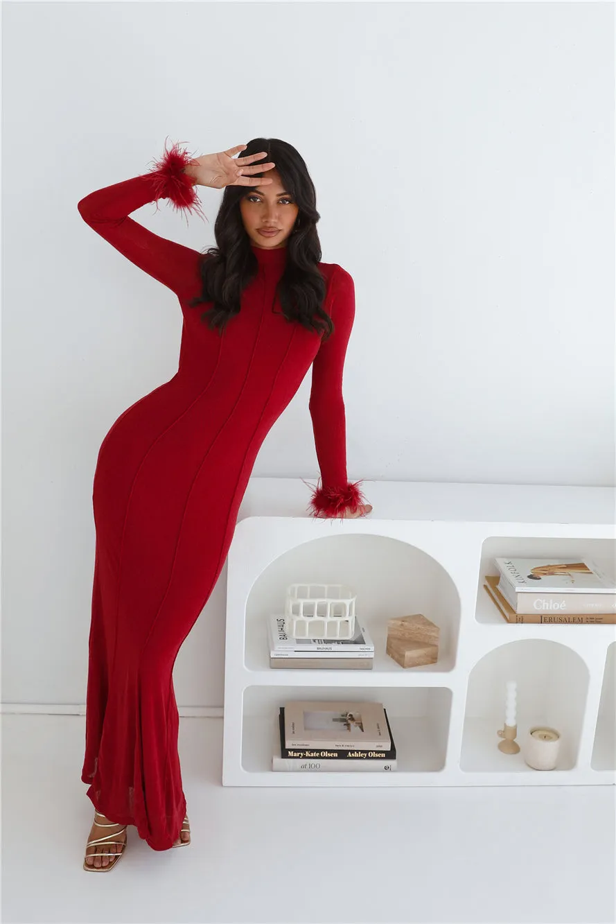 RUNAWAY Ramoni Maxi Dress Ruby sold by Hello Molly product image thumbnail 2