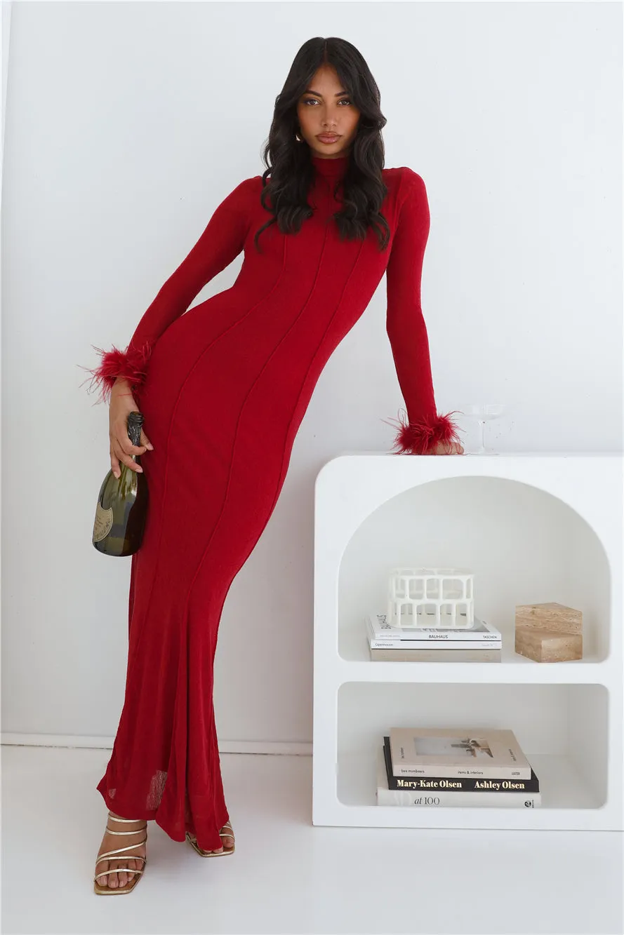 RUNAWAY Ramoni Maxi Dress Ruby sold by Hello Molly product image thumbnail 3