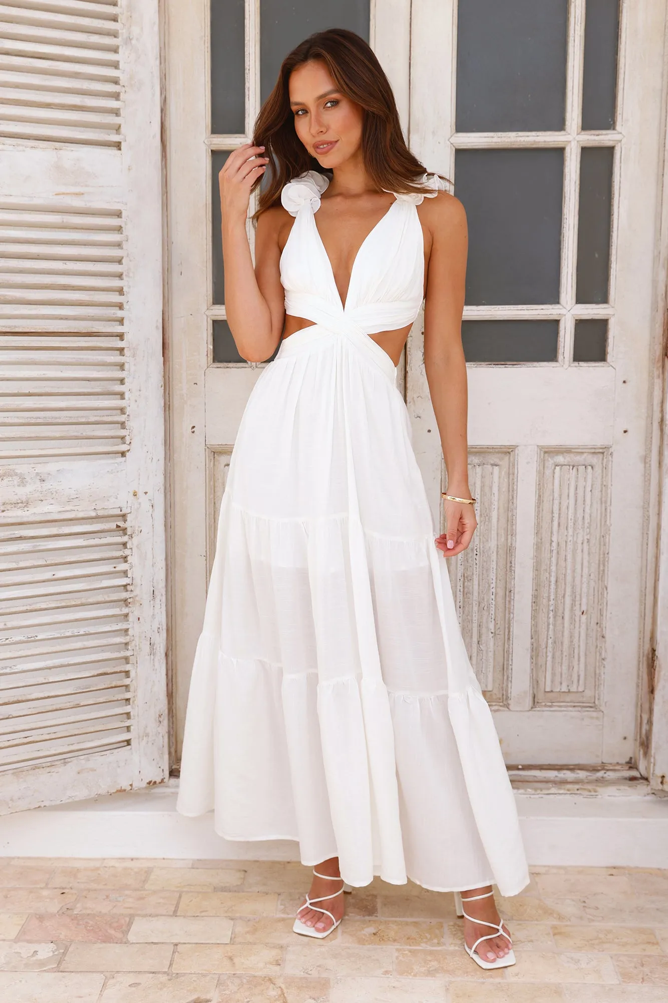 Moonlight Dance Maxi Dress White sold by Hello Molly product image thumbnail 2